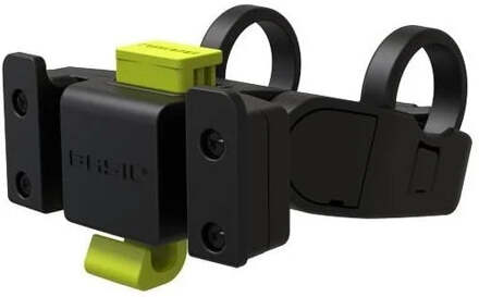 Basil stuurbochthouder voor klickfix platen - zwart