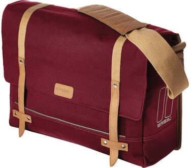 Basil Tas Basil Messenger Portland Dark Red