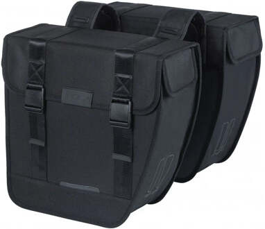 Basil Tas Basil Tour Dubbel 28L - Zwart