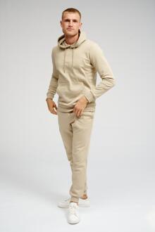 Basis Hoodie Sweat - Donker Beige - maat 3XL