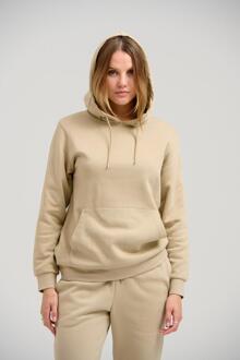 Basis Hoodie Sweat - Donker Beige