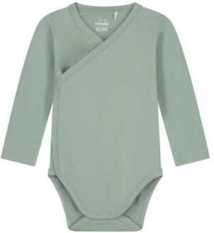 basis romper met overslag