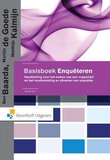 Basisboek enquêteren - Boek Ben Baarda (9001833942)