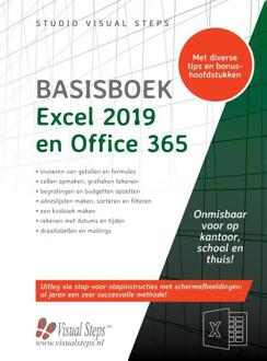 Basisboek Excel 2019 en Office 365 - Boek Studio Visual Steps (9059054954)