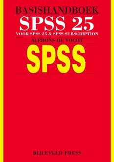 Basishandboek SPSS 25 - Boek Alphons de Vocht (9055482684)