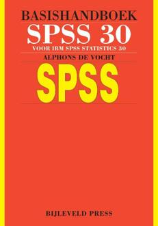Basishandboek SPSS 30 -  Alphons de Vocht (ISBN: 9789055482870)