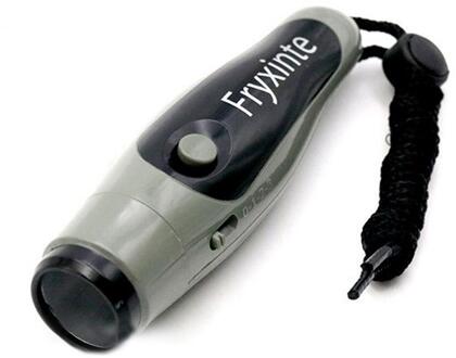 Basketbal Elektronische Fluitje Scheidsrechter Wedstrijd Duif Fluitje Outdoor Survival Fluitje Commando Fluitje Drie Pitch Decibel licht grijs