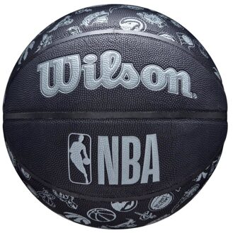 Basketbal NBA All Teams Composite Indoor Outdoor Black Zwart / Zilver - 7