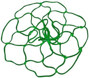 Basketbal Netto Lichtgevende Outdoor Gloeiende Netto Nylon Vervanging Standard Size Draagbare basketbal Netto Outdoor sportartikelen