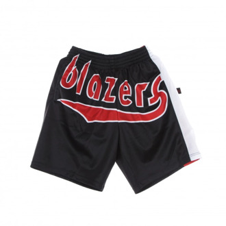 Basketbal shorts manba groot gezicht uitgeblazen mode korte hardhout klassiekers porbla Mitchell & Ness , Black , Heren - XL