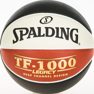 Basketbal TF1000 Legacy LNB wit oranje zwart