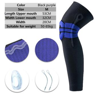 Basketbal Voetbal Anti-Collision Knie Pads Elastische Gebreide Warme Kniebeschermers Sport Veiligheid Accessoires Scheenbeschermer Knie Pads 01 / M