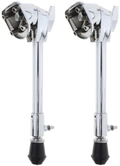 Bass Drum Spurs Benen Stabiele Anti-Skid Drum Voeten Percussie Instrument Accessoires Duurzaam (2 Stuks) plein hoofd