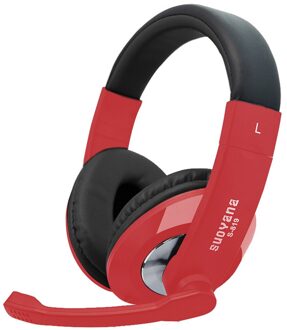 Bass Surround Srereo Headsets Hoofdtelefoon Met Microfoon Voor Iphone/Ipad Pc MP3 Breathing Led Lichten Headset Voor Pc Gamer # T2 Rood