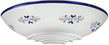 Bassano - mooie keramiek wandlamp, blauw wit