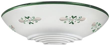 Bassano - mooie keramiek wandlamp, groen wit