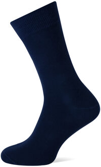 Basset 6 pack sokken heren naadloos marine Blauw - 43-47