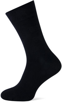 Basset 6 pack sokken heren naadloos - Zwart - 39-43