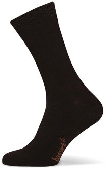 Basset Heren sokken katoen donker Bruin - 43-47