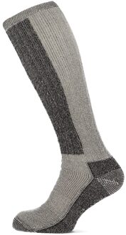 Basset Thermosokken Kniehoogte Merinowol Off White Black-47/50 Off White / Black - 47/50