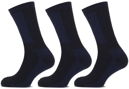 Basset Thermosokken Merinowol 3-pack Marine-43/46 - 43/46