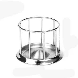 Bassin Water Schotel Roestvrij Staal Voedsel Dispenser Schildpad Multifunctionele Reptiel Schildpad Feeder Thuis Pet Supply Kom Feeding Tool