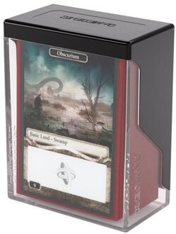 Bastion 50+ Deckbox Black/Clear