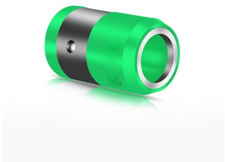 Batch Hoofd Met Magnetische Ring 6.35Mm Sterke Tip Met Magnetiseren Ring Metalen Schroevendraaier Hoofd Met Magnetiseren Ring Algemene groen