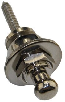 BATESMUSIC 2 Pcs Guitar Strap Lock Botton Schaller Stijl Straplocks Elektrische Akoestische Gitaar Bas Locks Zilver