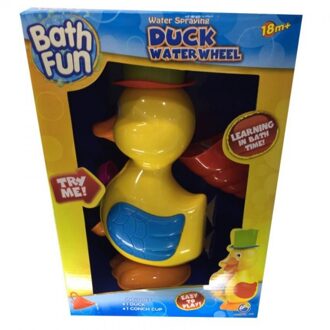 Bath Fun Bad-Speeltje Eend met Waterrad