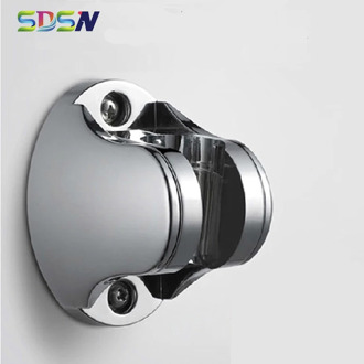 Bath Hand Shower Holder Wall Mounted Bathroom Hand Shower Mounting Brackets Chrome Plated Shower Buckle ABS Shower Holder
