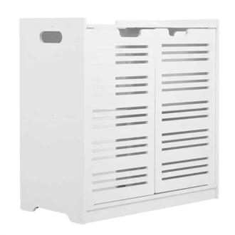 Bathroom Cabinet Household Modern Double Door Sink Basin Storage Cabinet for family Bathroom Toilet Storage Cabinet