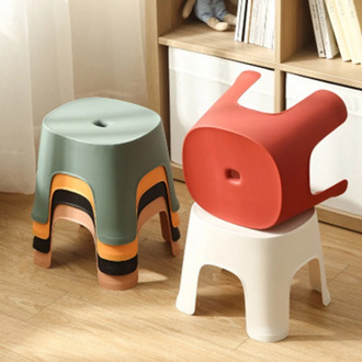 Bathroom Row Sofa Stool Household Bathroom Stool Plastic Stool Thicken Non-slip Shoe Bench Child Stool Foot Bench