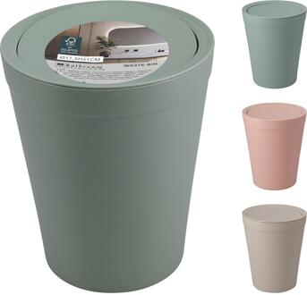 Bathroom solutions Afvalbak kunststof 17,5x21cm 3ass kl verschillende