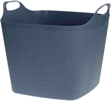 Bathroom solutions Flexibele kuip - blauw - 40 liter - emmer - wasmand - Wasmanden