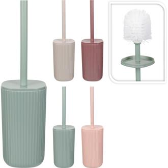 Bathroom solutions Toiletborstel in houder 4ass verschillende
