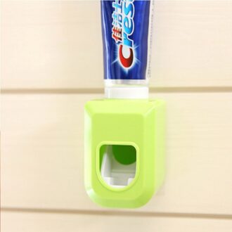 Bathroon Handig Accessoires Tandpasta Squeezers Automatische Tandpasta Dispenser Tandenborstel Stofdicht Opknoping Houders Gereedschap groen