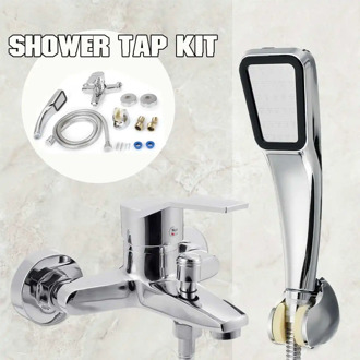 Bathtub Faucet Bath Faucet Mixer Tap Shower Set Wall Mounted Hand Held Shower Head Kit Shower Faucet Sets Bath Water Mixer
