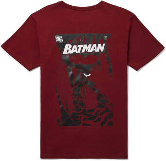 Batman 80th Anniversary 00s League t-shirt - Bordeaux rood - L - Burgundy