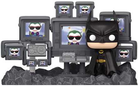 Batman 85th Anniversary POP Moments Deluxe Vinyl Figures Batman in Batcave 9 cm