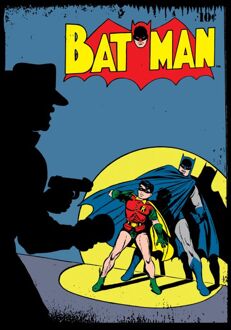 Batman Batman Cover Men's T-Shirt - Black - 5XL Zwart