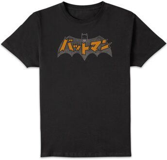 Batman Batmanga Logo Unisex T-Shirt - Black - 4XL Zwart