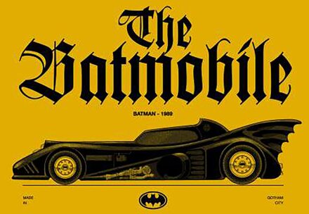 BATMAN Batmobile Profile Lt Hoodie - Mustard - M Meerdere kleuren