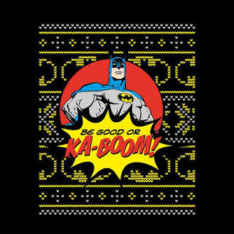Batman Be Good Or Ka Boom! Sweatshirt - Black - S Zwart
