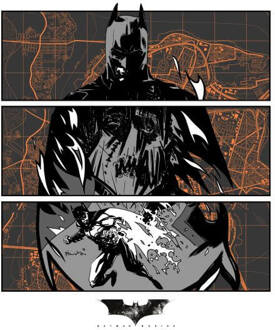 Batman Begins Gotham City Defender Dames T-Shirt - Wit - M