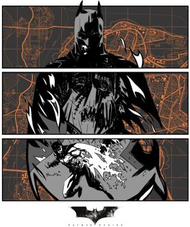 Batman Begins Gotham City Defender Heren T-Shirt - Wit - 5XL