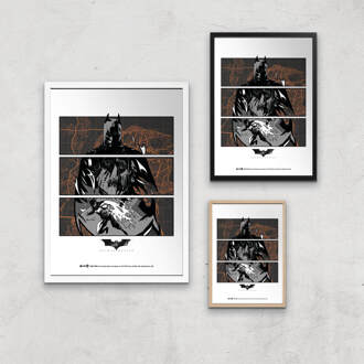 Batman Begins Poster Giclee Art Print - A4 - Black Frame Meerdere kleuren