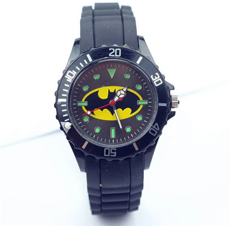 Batman Captain America Shield Quartz Watch Student Silicone Watch boys watches kids watches watch for kids children