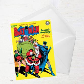 Batman Christmas Greetings Card - Large Card