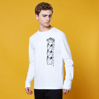 Batman Comic Strip Long Sleeve T-Shirt - White - XS Wit